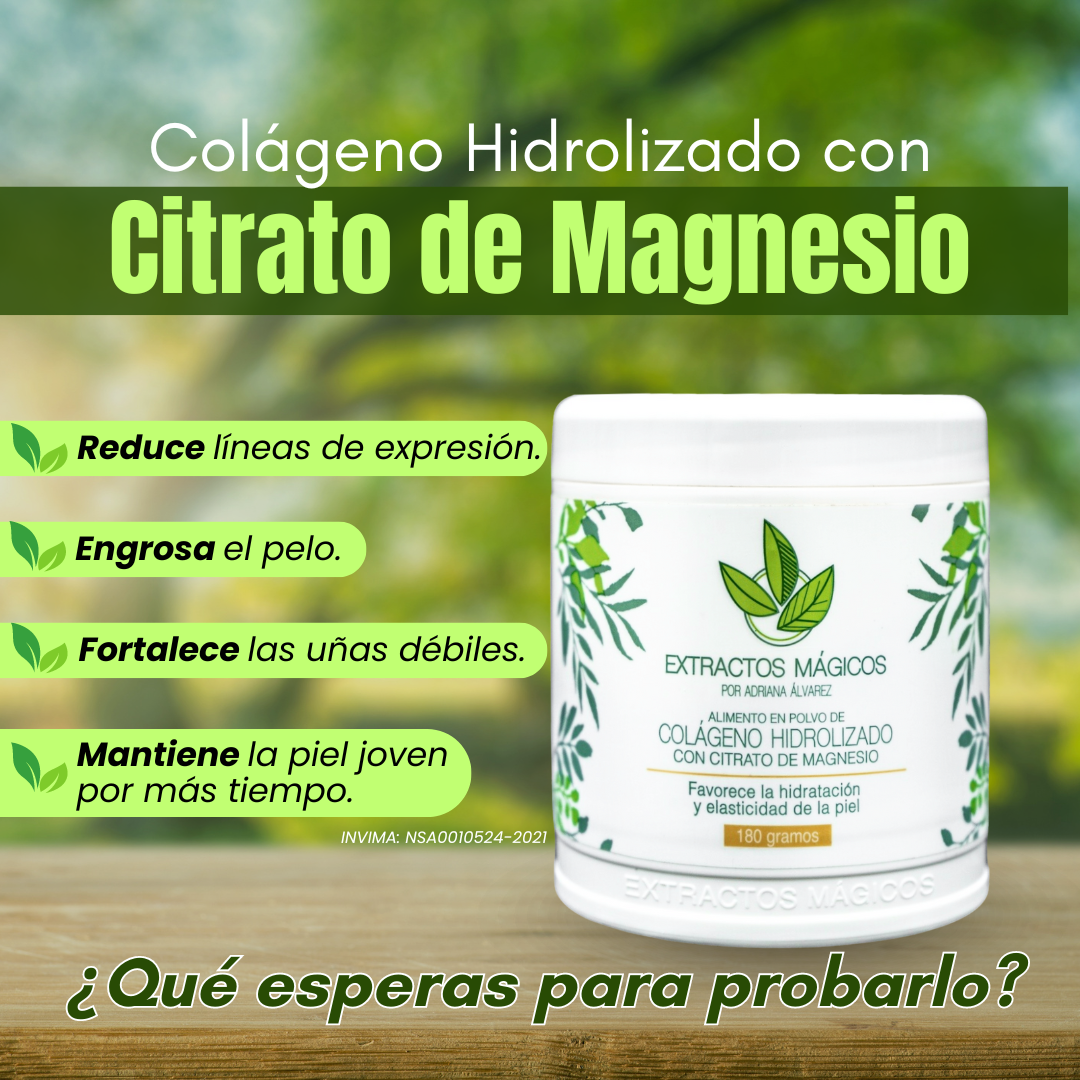 Colágeno Con Citrato De Magnesio